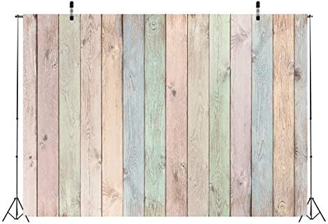 BELECO 5x3ft tkanina drvo pozadina pastelne boje drvene daske tekstura fotografija pozadina drvena pozadina