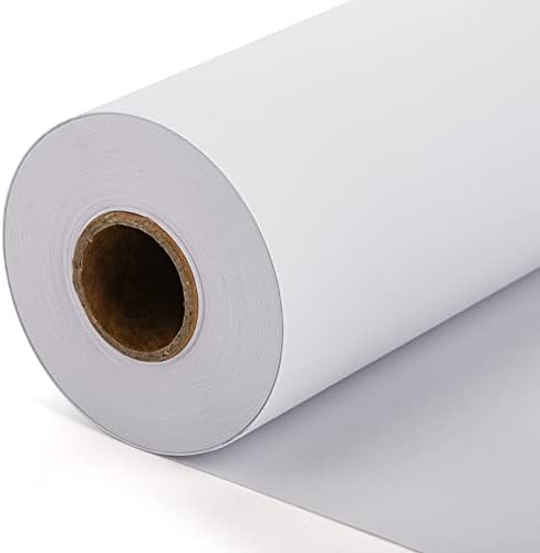 Soujoy 6 Pack Easel Papir Roll, 12 inča X 82Feet Bijeli papir Rola, reciklirajuća umjetnost i obnaljci