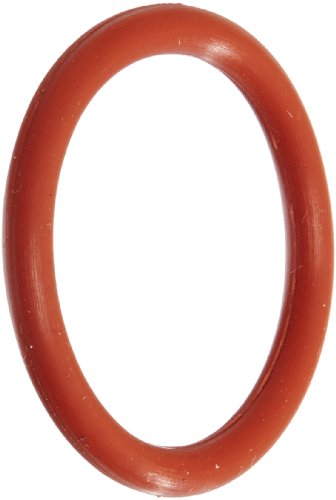 324 silikonski O-prsten, 70a Durometar, crveni, 1-3 / 8 ID, 1-3 / 4 OD, 3/16 Širina