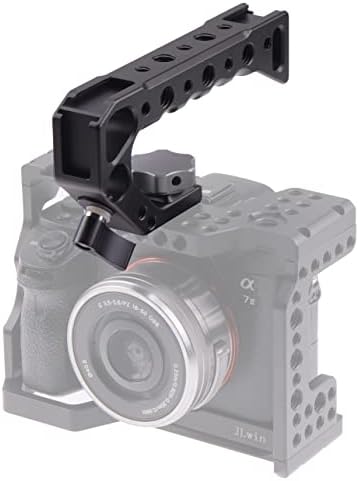 A7iii kavez sa gornjom ručkom, Hersmay A9 kavez kamere za Sony a7iii / A7RIII /A9 /A7ii kamera bez ogledala,stabilizator opreme za snimanje filmova Vlogging sa 1/4 montažom i 3/8 lociranjem
