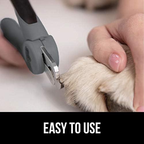 Gorilla Grip profesionalne makaze za nokte za kućne ljubimce i turpija, Nerđajući čelik, sigurnosna zaštita,