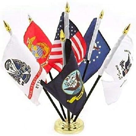 Miami veleprodaja Oružane snage postavljene sa američkom zastavom i bazom 4x6 stol top set Set New