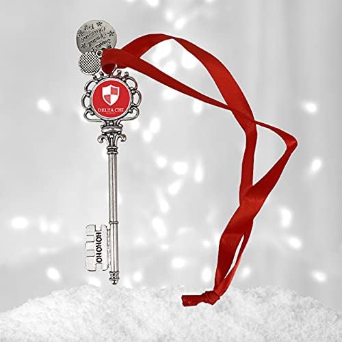 Delta Chi Bratstvo Božićno Drvo Ornament Santa Magic Key Decor Party Kućni Ured Odmor Dekor