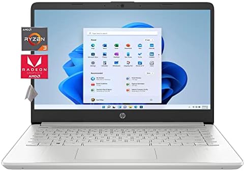 HP 2022 najnoviji 14-inčni FHD Laptop sa ekranom, AMD Ryzen 3 3250U , 12GB RAM-a, 256GB SSD, AMD Radeon grafika,