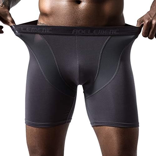 Bokseri za muškarce Slim Sexy donje rublje Prozračne sportske hlače za sušenje dugih brzih muških elastičnih muških rublja