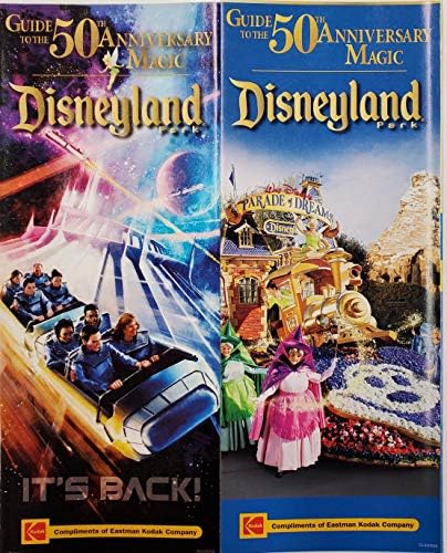 Disneyland Park Set od 8 turističkih vodiča sa ukletim Ljetnikovcima Star Tours 50. godišnjica malog svijeta Big Thunder PMA55