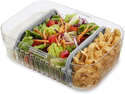 Pakitni mod ručak Bento spremište za skladištenje hrane, čelični sivi