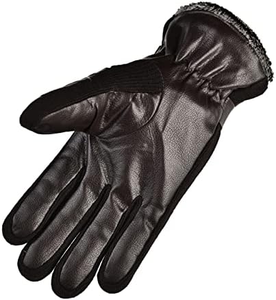Qvkarw zimske rukavice vodootporne na vjetar vodootporne rukavice za topli ekran za muškarce i žene na otvorenom zimske tople rukavice zimske rukavice od imitacije kože zgušnjavaju se da bi se zagrijale tokom vožnje na otvorenom