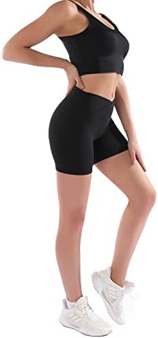 Ktgirem žene unakrsne struke kratke hlače za bicikliste visokog struka za žene na ženskim atletskim trkačkim kratkim hlačama