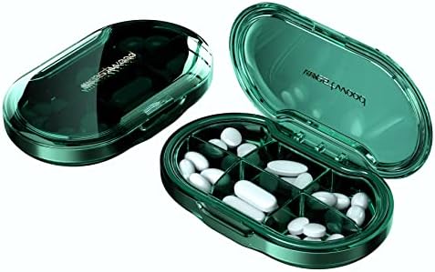 DUBSTAR sedmični Organizator pilula 4 puta dnevno, velika 7-dnevna kutija za pilule Organizator mjesečne