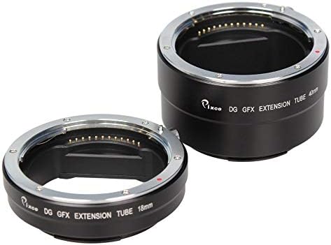 PIXCO makro objektiv Extension Tube DG-GFX 18mm + 40mm Automatski fokusirani adapterski prsten za adapter za fuji G-Mount srednjeg formata i G-nosač GFX kamere srednjeg formata za Fujifilm GFX 50S / 50R