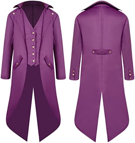 Hariumiu Gentleman Carcoat Solid Boja dugih rukava Gotički gornji odjeća Split Split TUXEDO kaput