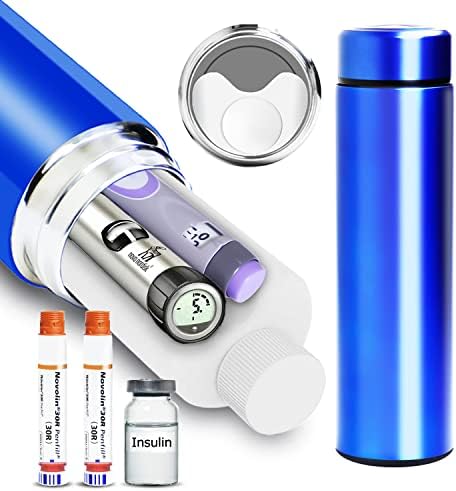 Bogush 60h Insulin Cooler Travel Case Medicina Cooler TSA Odobreni dijabetički hlađenje Slučaj Insulin olovke Cooler Putch Case Medicina Cooler Box Medicinska putovanja Cooler Bag Blue