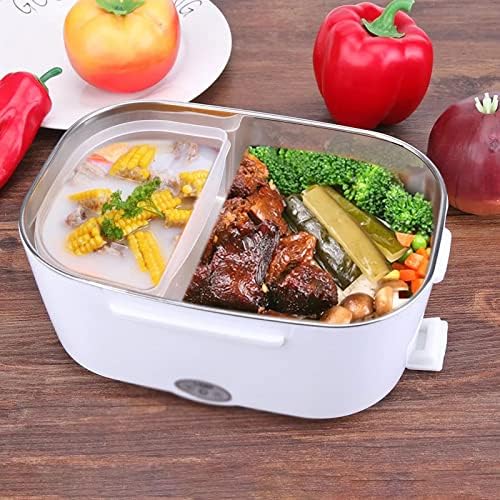 SZYAWBDH Bento kutije 2 u 1 Početna Električna grijana ručak Portable Bento Boxes Grijač hrane Rezanje
