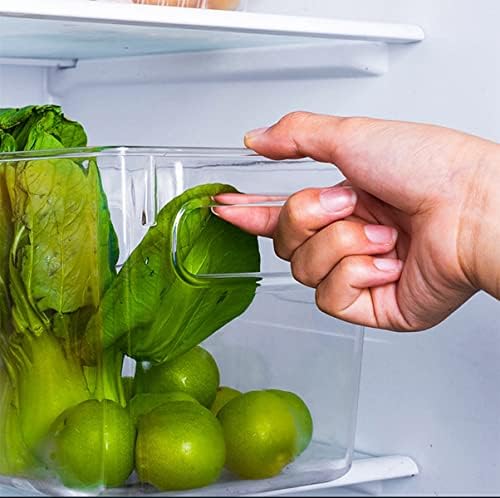 Wdhomlt frižider Organizator kante prozirna plastična ostava Organizator kante organizacija za voćne grickalice ostava za tjesteninu & organizacija kuhinje transparentna kutija za čuvanje hrane za kuhinjski frižider