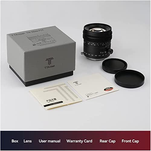 TTArtisan 50mm F1. 4 Tilt Lens Full Frame ručni Portretni objektivi veliki otvor blende kompatibilan