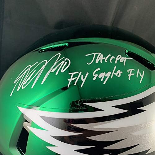 Desean Jackson sa autogramom insc FS Chrome Helmet Philadelphia Eagles Beckett
