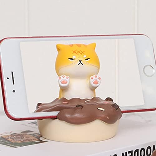 Uniboho Slatko postolje za telefon za stol - Držač za mačji mobitel Kawaii Predivan Anime Mobile Table