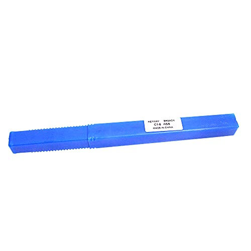 HSS 6mm C1 Push-Type Keyway Broach metričke veličine HSS Keyway + Shim alat za sečenje za CNC Router obradu metala