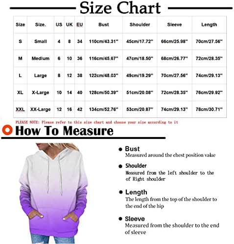 Novost Tie Dye Print Hoodie za žene dugi rukavi pulover sa vezicama labavi Casual duks sa džepovima