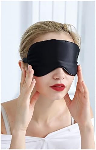 Yannies maska ​​za spavanje svile, maska ​​od svile s podesivim remenom, maskom za oči za spavanje,