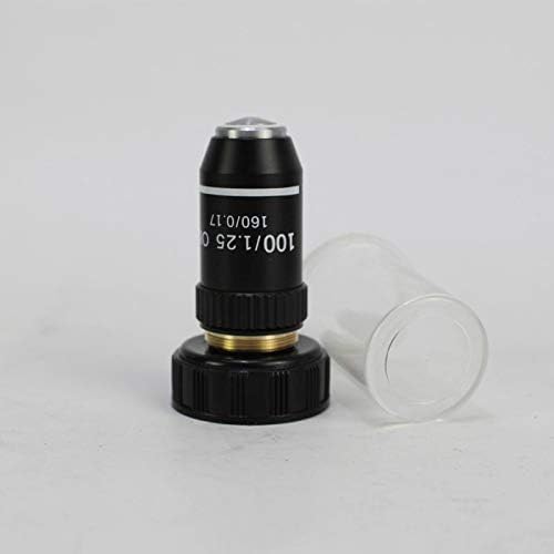 Optika končanice 100x sočiva za mikroskop / DIN Standard 160/.17 | 20.2 MM objektiv interfejsa | laboratorijskog kvaliteta za složene biološke mikroskope