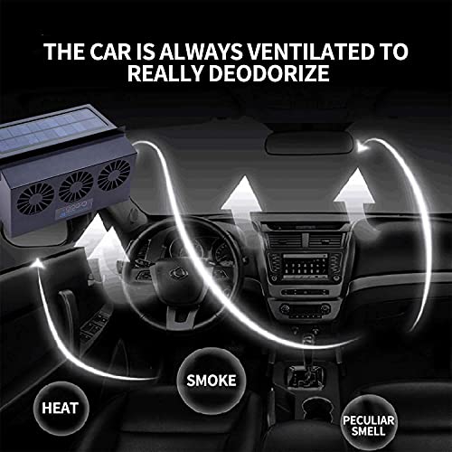 Najnoviji USB ventilator automobila solarnog napajanja, solarni napajanje automobila, auto radijator, eliminirajte osebujni miris unutar automobila i može se koristiti za opće vrste automobila