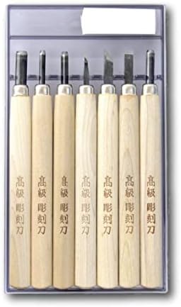 KAKURI japanski set alata za rezbarenje drveta za početnike proizveden u Japanu, nož za rezbarenje drveta za štampu na drvetu, grafika na drvetu, rezbarenje linoleuma, linorez
