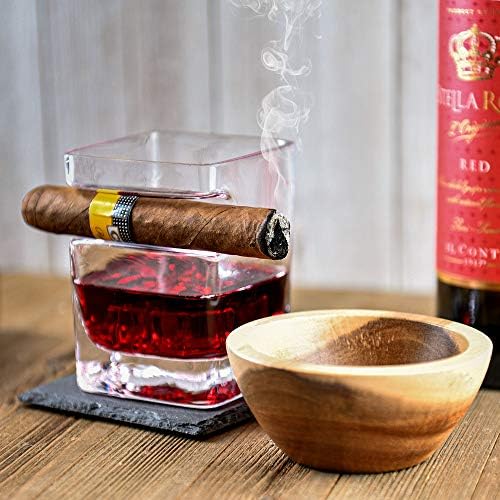Square Whisky cigara Glass Poklon Set / Old Fashioned Whisky | najbolja dodatna oprema & Pokloni