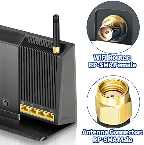 Bingfu mali Dual Band WiFi 2.4 GHz 5GHz 5.8 GHz MIMO RP-SMA Muška antena za FPV WiFi Bluetooth