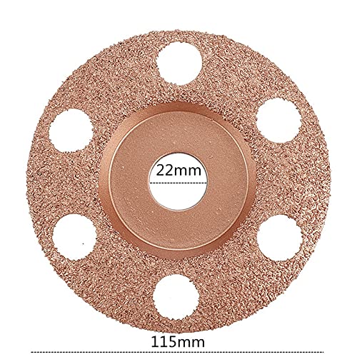 XUCUS 4-1 / 2 inčni pogledajte kroz rezbarenje drveta Disk volfram Carbide oblikovanje oblika za ugaonu brusilicu