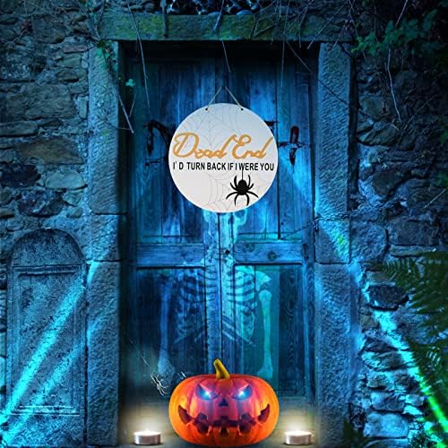 Halloween drveni tag trik ili tag witcher bundeve drvene tag Halloween Dobrodošli na vratima Masona