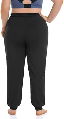 Zerdocean ženske plus veličine aktivne dukseve konusne vježbanje Cauel Lounge Hlače Joggers hlače džepove sa zatvaračem