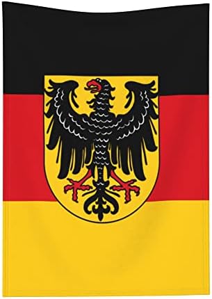 QG ZZX njemačka zastava za bebe za bebe za dječake Dječji krevetić pokrivač kolica