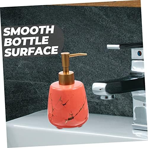 Dvorišta sa šamponom sa šamponom sa šamponom šampon šampon boca punjenje šampona za punjenje make keramike narančasta ručna pratnja tekućih putnika