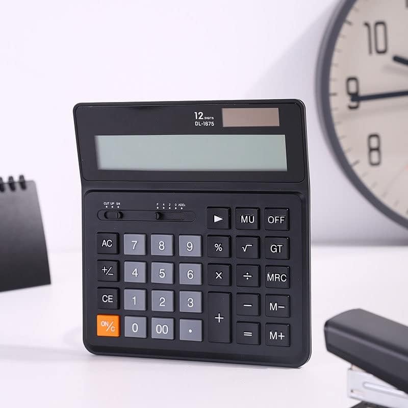 SDFGH radne površine Kalkulator Finansijski računovodstveni kalkulator solarni kalkulator 12-znamenkasti zaslon velikog ekrana Prijenosni kalkulator