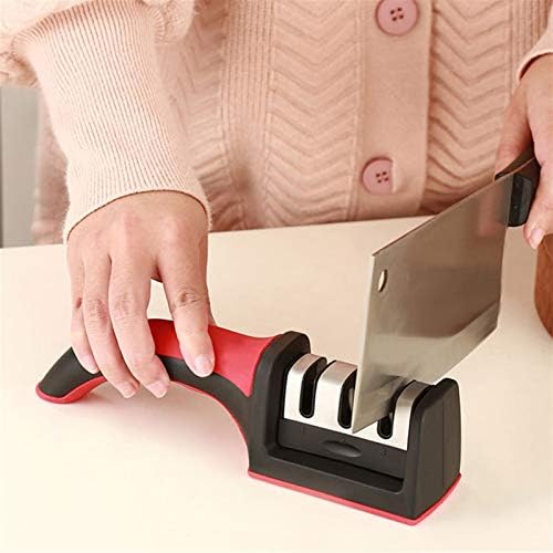 Komplet za oštrenje oštrilica za domaćinstvo brzo oštrenje oštrilica Brusni štap za oštrenje kuhinjski nož Kuhinjski gadžet oštrilica 3-stepeni sistem za oštrenje alata