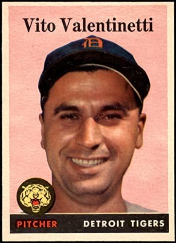 1958 TOPPS 463 Vito Valentinetti Detroit Tigers NM Tigers