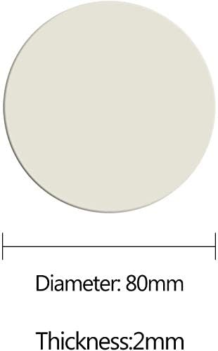 YUESFZ akrilni Lim Perspex ploča okruglog oblika neprozirna Boja, Može se koristiti za izradu Modela, 5kom, Nebesko