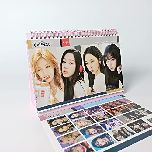 NOVO 2023-2024 K-pop foto desk kalendar sa set naljepnicama
