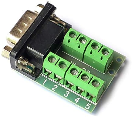 Hailege 2pcs DB9 muški adapter RS232 za terminal RS232 serijski za terminal DB9 priključak Pretvori adapter