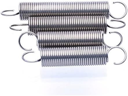 Ambayz metalna napetost GrapPlarcen napetost spsteel žica promjer 0,5 mm x vanjski promjer 5 mm Proširena zatezna opruga, sa kukom dužine 65-300 mm / 5mm / 160mm