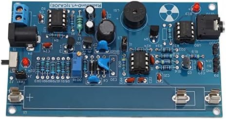 Dauerhaft Geiger Counter Kit, 350V-550V pulsni pulsni zvuk zvučni lagani alarmni detektor zračenja Geiger Counter Kit za laboratoriju