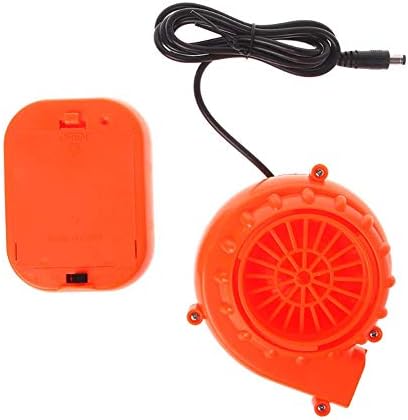 SAVEMORE4U18 električni mini ventilator za lutku Maskotna glava na naduvavanje kostima 6V Powered by AA suha baterija