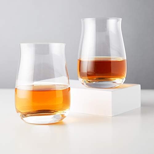 Spiegelau Jednobrelne Burbonske Čaše, Set od 2, kristal bez olova evropske proizvodnje, moderne čaše