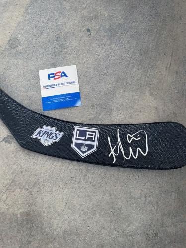 Adrian Kempe Los Angeles Kings potpisali su autografirani hokejski štap sa PSA COA - autogramirani