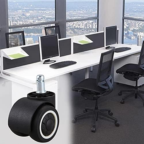 Twdyc 5pcs / set 2inch kancelarijski stolica Isključivanje kombinezatorskih kotača Tvrdotvorine podovi u kancelariji