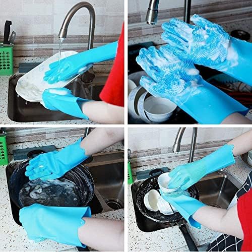 SHOPHOLIC višenamjenski Magic Silikonski rukavice za čišćenje posuđa