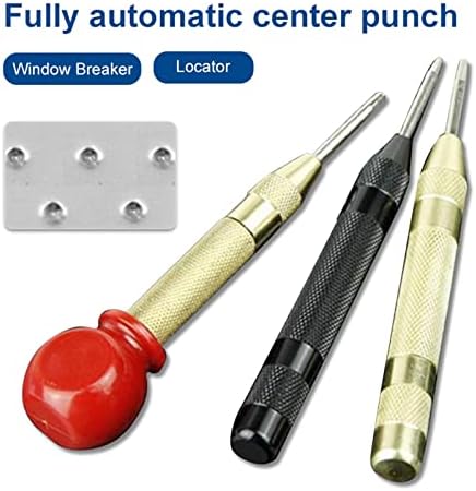 Anifm automatski središnji Pin Punch oprugom za označavanje početnih rupa za označavanje udubljenja za drvo bušilica za drvo stakleni ručni alati bušenje 1 kom