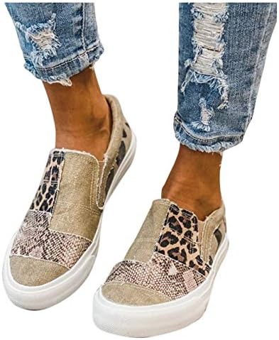Natikači za žene Udobne cipele, 2021 modni platneni loaferi cipele Ležerne prilike ljetne putnice Comfy